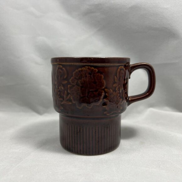 Vintage MCM Coffee Mug Stackable Ceramic Retro Replacement - Picture 1 of 9